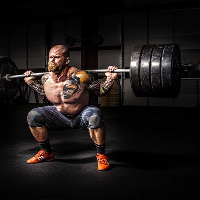 weight being lifted on chain